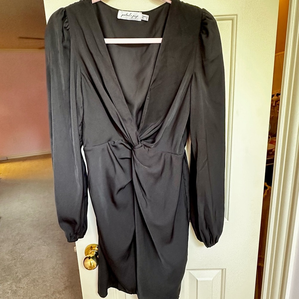 Petal & Pup Black Long Sleeve Dress - Picture 3 of 6